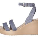 Incaltaminte Femei Crocs Leigh Wedge StormMushroom