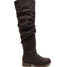Incaltaminte Femei CheapChic Ground Level Faux Nubuck Boots Brown