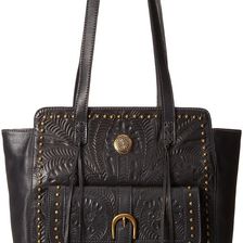 American West Shane Zip Top Tote Steel Blue