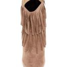 Incaltaminte Femei Bucco Sopazino Faux Fur Lined Fringed Bootie Taupe