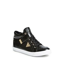 Incaltaminte Femei GUESS Glimmer Perforated Sneakers black