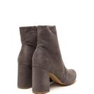 Incaltaminte Femei CheapChic Stacked In Your Favor Chunky Booties Grey