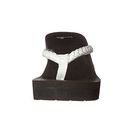 Incaltaminte Femei Sanuk Yoga Braided Wedge White