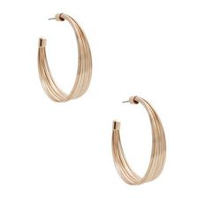 Bijuterii Femei GUESS Gold-Tone Wire Hoop Earrings gold