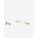 Bijuterii Femei CheapChic Rhinestone Bling Love 3 Pair Earring Set Peach