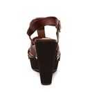 Incaltaminte Femei Steve Madden Wynn Wedge Sandal Cognac