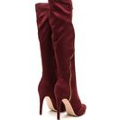 Incaltaminte Femei CheapChic On A Diagonal Pointy Zip-up Boots Wine