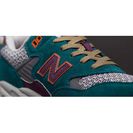 Incaltaminte Femei New Balance Womens Elite Edition 580 Mykonos Blue with Grey Purple Magic