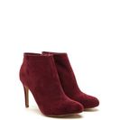 Incaltaminte Femei CheapChic Plush Comes To Shove Velvet Booties Wine