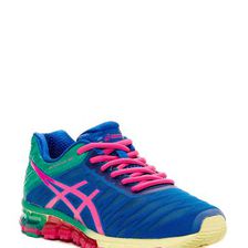 Incaltaminte Femei ASICS GEL-Quantum 180 Running Shoe BLUE-PNK-PEACOCK GRN