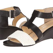 Incaltaminte Femei Nanette Lepore Absolute Wonder Wedge BlackWhite