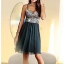 Rochie din şifon cu paiete 