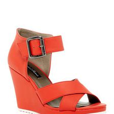 Incaltaminte Femei Michael Antonio Gratia Wedge Sandal Red