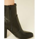 Incaltaminte Femei Forever21 Faux Leather Ankle Boots Black