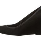 Incaltaminte Femei Vaneli Udara Black Ecco SuedeMtch Elastic