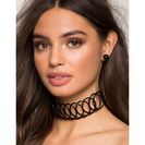 Bijuterii Femei CheapChic All Looped Metal Choker Black