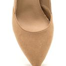 Incaltaminte Femei CheapChic Point Blank Faux Suede Pumps Nude