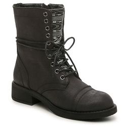 Incaltaminte Femei MIA Basia Combat Boot Black