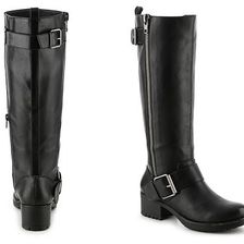 Incaltaminte Femei MIA Peterson Wide Calf Riding Boot Black