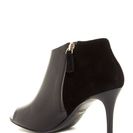 Incaltaminte Femei Elaine Turner Evie Cutout Bootie Black Leather-Suede