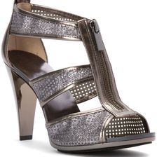 Michael Kors Berkley T-Strap Silver