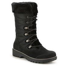 Incaltaminte Femei Bare Traps Satin Boot Black