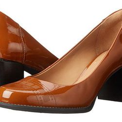Incaltaminte Femei Clarks Tarah Sofia Cognac Patent Leather