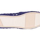 Incaltaminte Femei TOMS Woven Classics Dark Blue Satin Woven