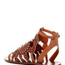 Incaltaminte Femei Ivy Kirzhner Scrabby Studded Sandal COGNAC