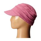 Accesorii Femei San Diego Hat Company SDH0518 Wool Cadet with Right Side Flower Dusty Rose