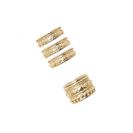 Bijuterii Femei Forever21 Etched Ring Set Antique gold