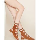 Incaltaminte Femei Forever21 Eeight Marley Lace-Up Sandals Chestnut