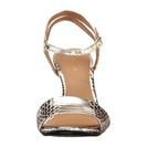 Incaltaminte Femei Calvin Klein Nadina Platino Metallic Snake Print Leather