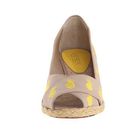 Incaltaminte Femei LAUREN Ralph Lauren Cecilia KhakiYellow Canvas Embossed Critters