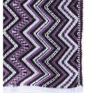 Accesorii Femei Missoni Wavy Diamond Scarf Purple Lavender