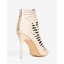 Incaltaminte Femei CheapChic Jones Ready Or Not Caged Bootie Nude