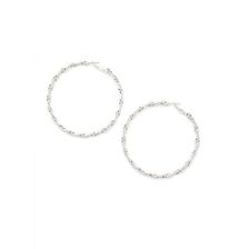 Bijuterii Femei Forever21 Twisted Hoop Earrings Silver