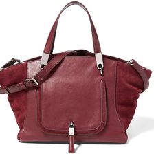 Ralph Lauren Medium Marley Vachetta Satchel Claret