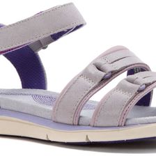 Hush Puppies Margo Aida Light Grey/Lilac Leather