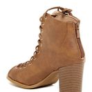 Incaltaminte Femei Top Guy Palm Lace-Up Bootie Tan