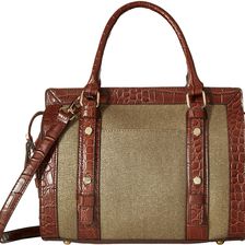 Gabriella Rocha Tessa Round Satchel Brown/Tan