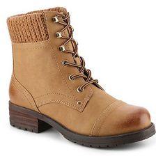 Incaltaminte Femei Mix No 6 Posy Combat Boot Tan