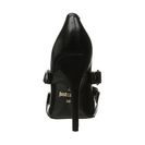 Incaltaminte Femei Just Cavalli Calf and Patent Leather Snake Pump Black