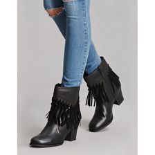 Incaltaminte Femei Forever21 Sbicca Tasseled Ankle Boots Black