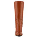 Incaltaminte Femei Giuseppe Zanotti Leather Stacked Heel Boot Orange