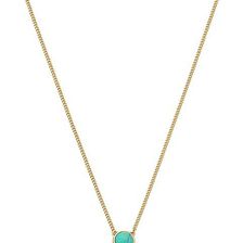 Rebecca Minkoff Boho Bead Lariat Necklace Gold/Turquoise