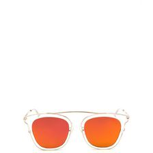 Accesorii Femei CheapChic Future Is Bright Flat Sunglasses Orangeclear