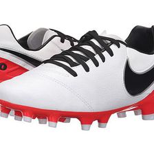 Incaltaminte Femei Nike Tiempo Mystic V FG WhiteBright CrimsonBlack