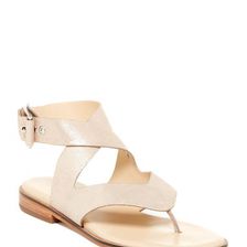 Incaltaminte Femei Donald J Pliner Lola Lizard Print Sandal PLATINO