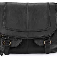 The Sak Carmel Flap Messenger Black